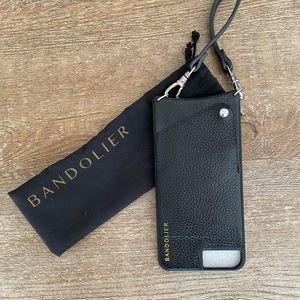 Bandolier Emma Pebble Leather Phone Crossbody